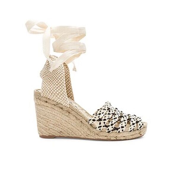 Free People Amalfi Coast Wedge Natural Size EU 37 - Picture 1 of 11
